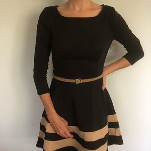 3/4 Sleeve A-line Dress